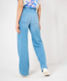 Used bleached blue,Women,Pants,WIDE LEG,Style MAINE,Rear view