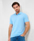 Smooth blue,Men,T-shirts | Polos,Style PETE U,Front view