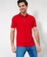 Signal red,Men,T-shirts | Polos,Style PETE U,Front view