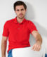 Signal red,Men,T-shirts | Polos,Style PETE U,Detail 1