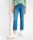 Used regular blue,Women,Jeans,RELAXED,Style MERRIT S,Front view