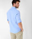 Smooth blue,Men,Shirts,Style DIRK,Rear view