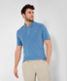 Dusty blue,Men,T-shirts | Polos,Style POLLUX,Front view