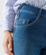 Used mid blue,Women,Jeans,WIDE LEG,Style MAINE,Detail 2