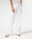 White,Women,Pants,WIDE LEG,Style MAINE,Front view