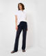 Navy,Women,Pants,SKINNY BOOTCUT,Style MALOU,Outfit view