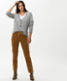 Faded caramel,Femme,Pantalons,RELAXED,Style MAREEN,Vue tenue
