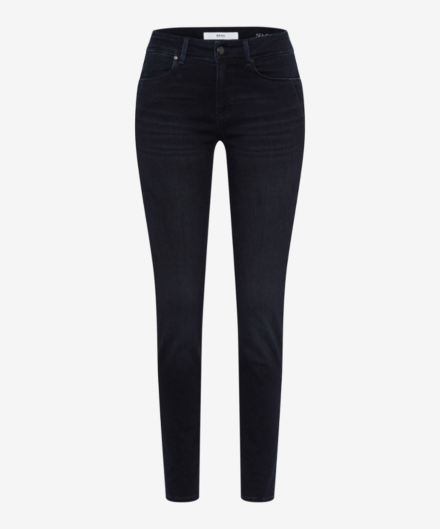 BRAX Dames Jeans Style ANA, Donkerblauw, maat 48K