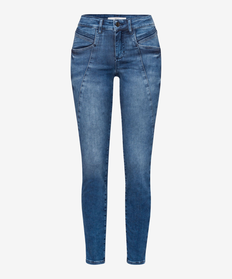 BRAX Dames Jeans Style ANA, Blauw, maat 34K