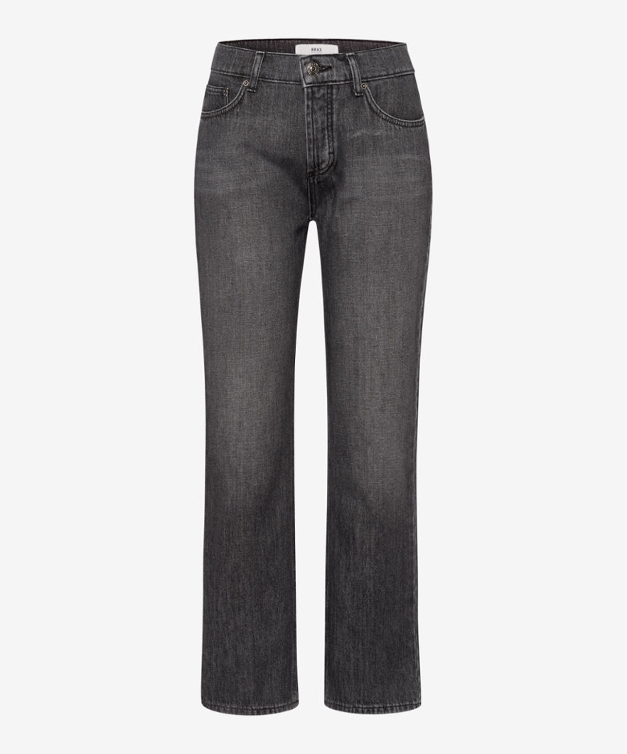 BRAX Dames Jeans Style MADISON, Grijs, maat 48L