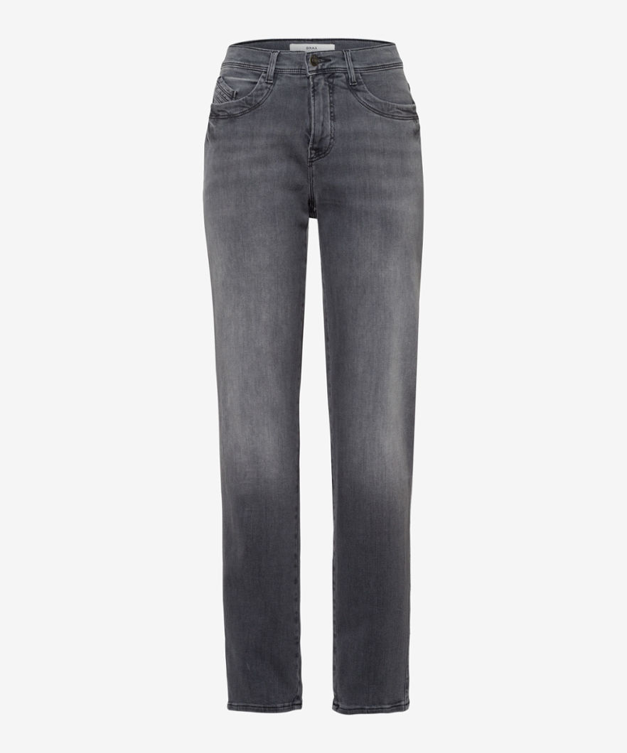 BRAX Dames Jeans Style CAROLA, Donkergrijs, maat 34K