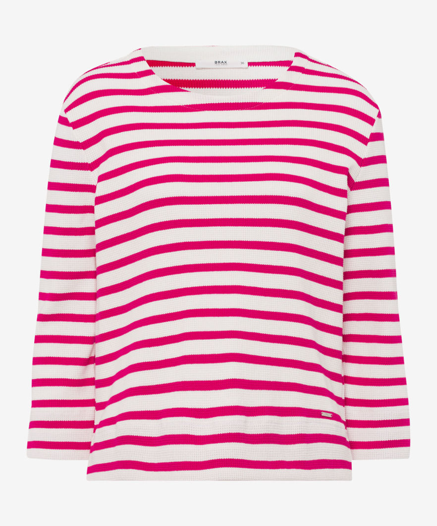 BRAX Dames Shirt Style BONNIE, Roze, maat 48
