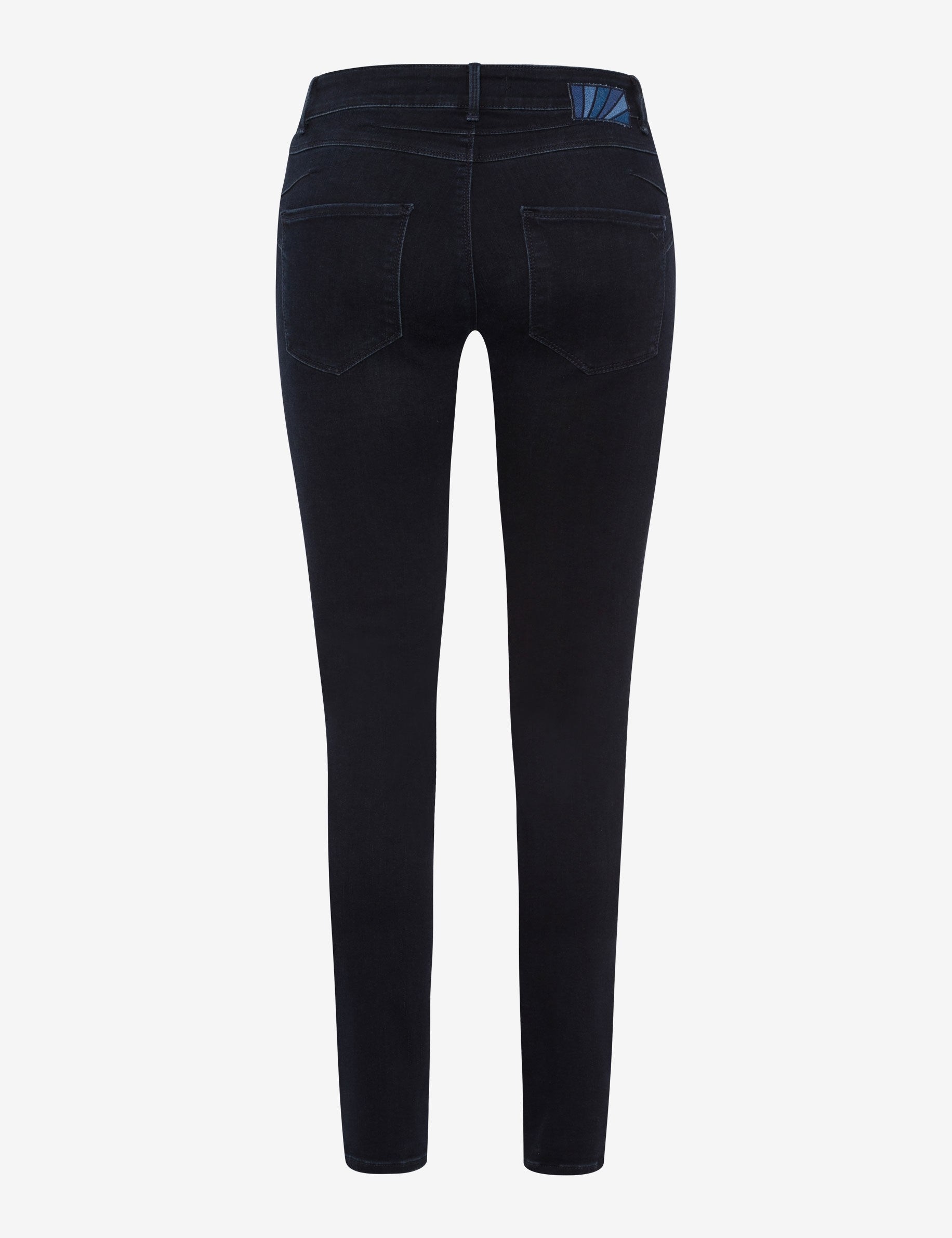 Women Style ANA USED DARK BLUE Skinny Fit Stand-alone rear view