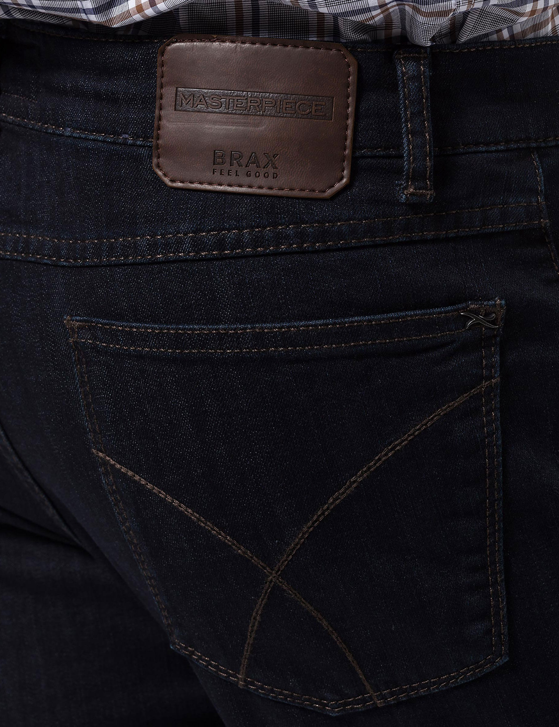 Men Style COOPER DENIM DARK BLUE Regular Fit Detail 2