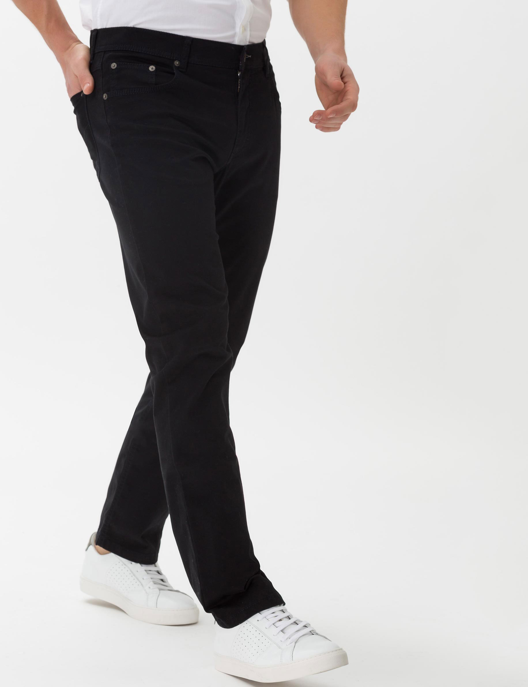 Men Style COOPER FANCY PERMA BLACK Regular Fit Model Front