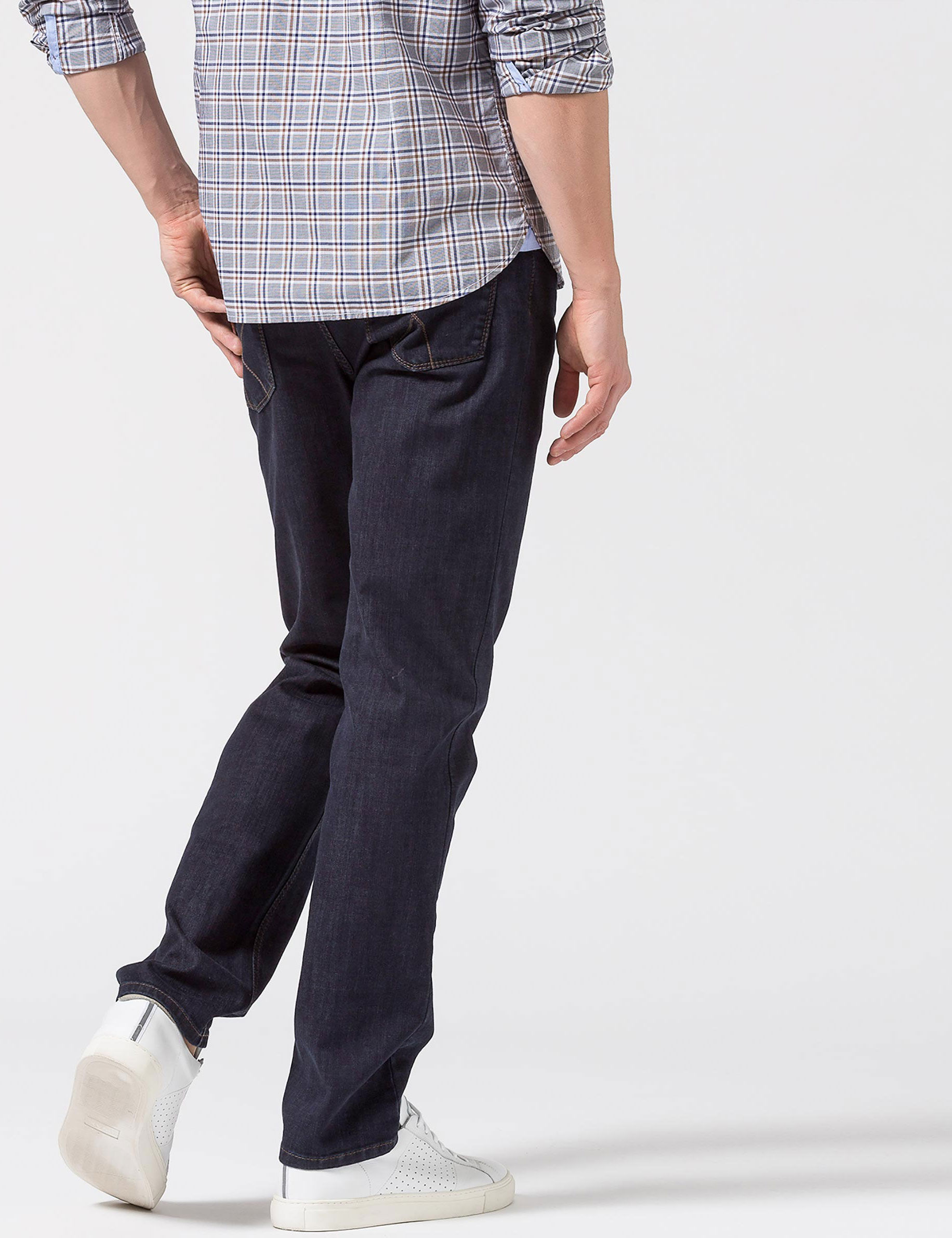 Men Style COOPER DENIM DARK BLUE Regular Fit Model back