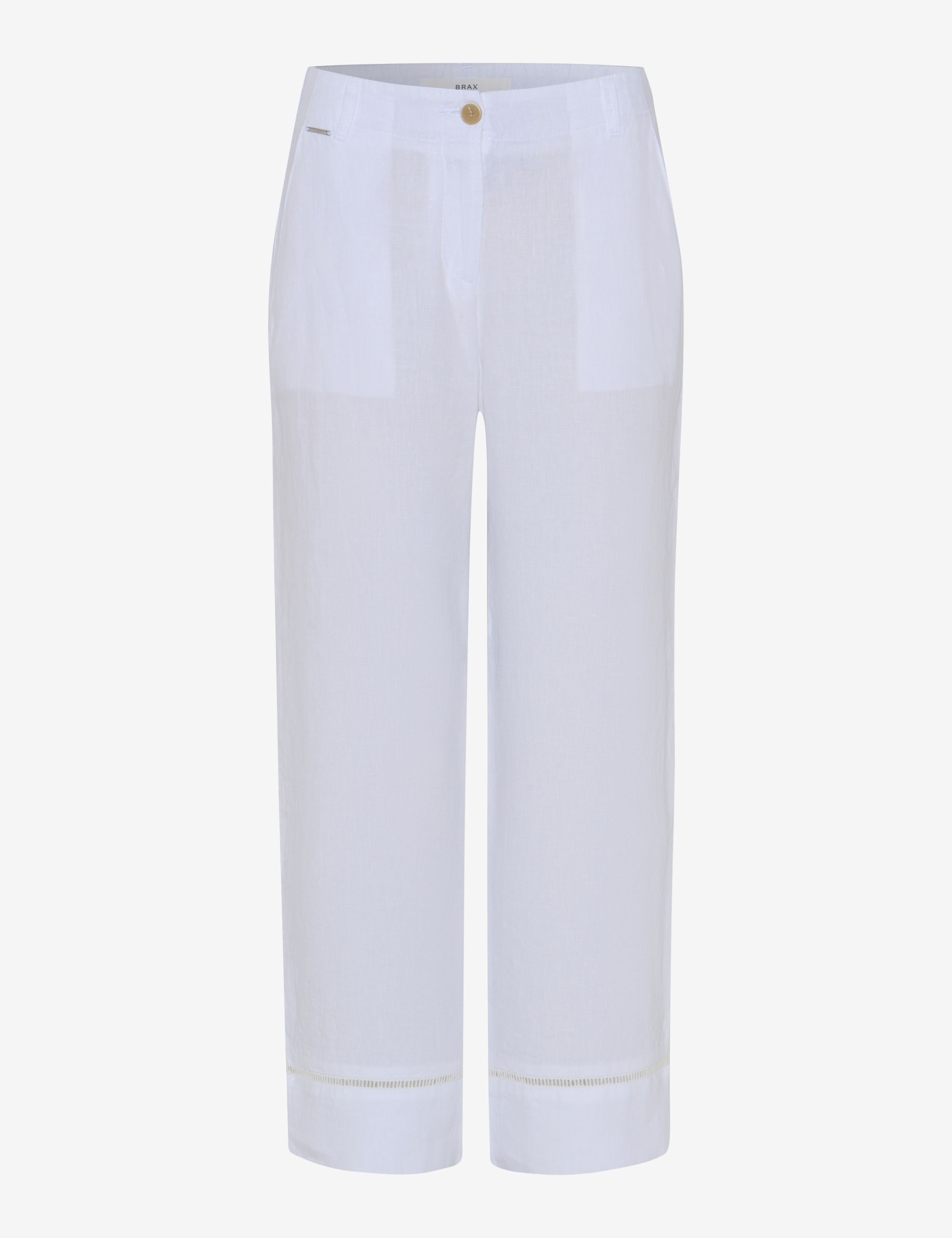 Women Style MAINE S WHITE Wide Leg Stand-alone front view