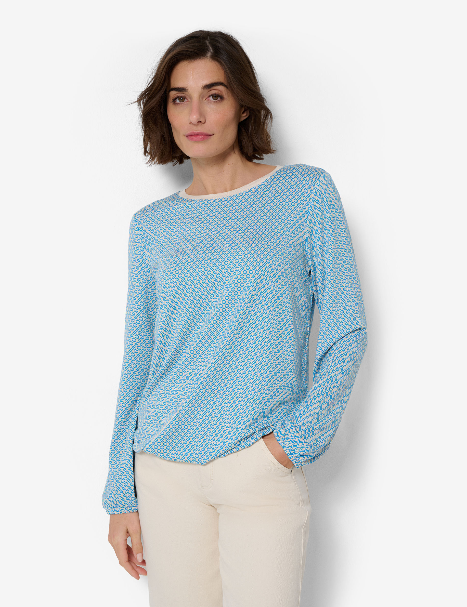 Women Style CAREN sky blue  Model Front