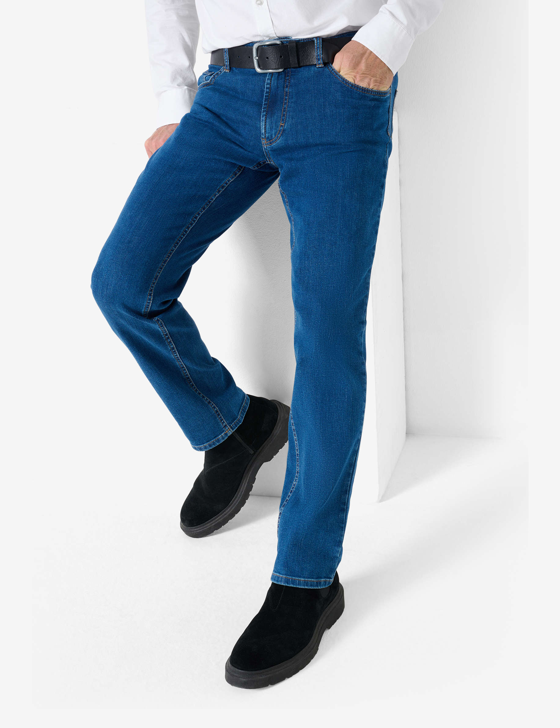 Men Style CARLOS REGULAR BLUE Regular Fit Detail 1