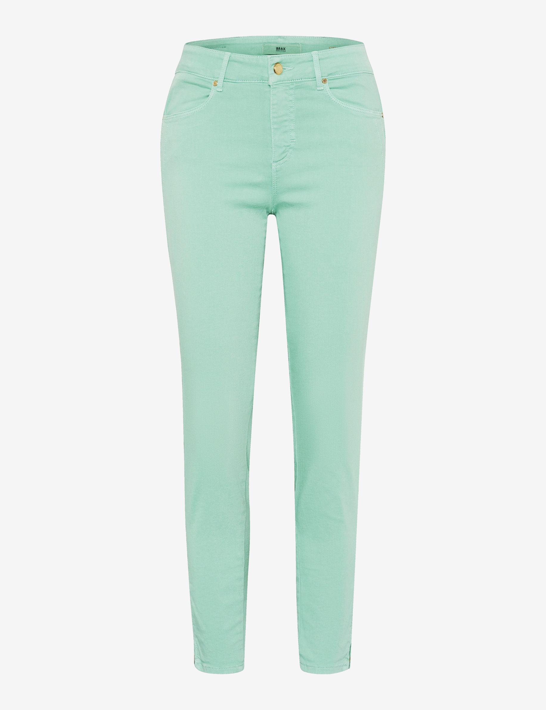 Women Style ANA S MINT Skinny Fit Stand-alone front view