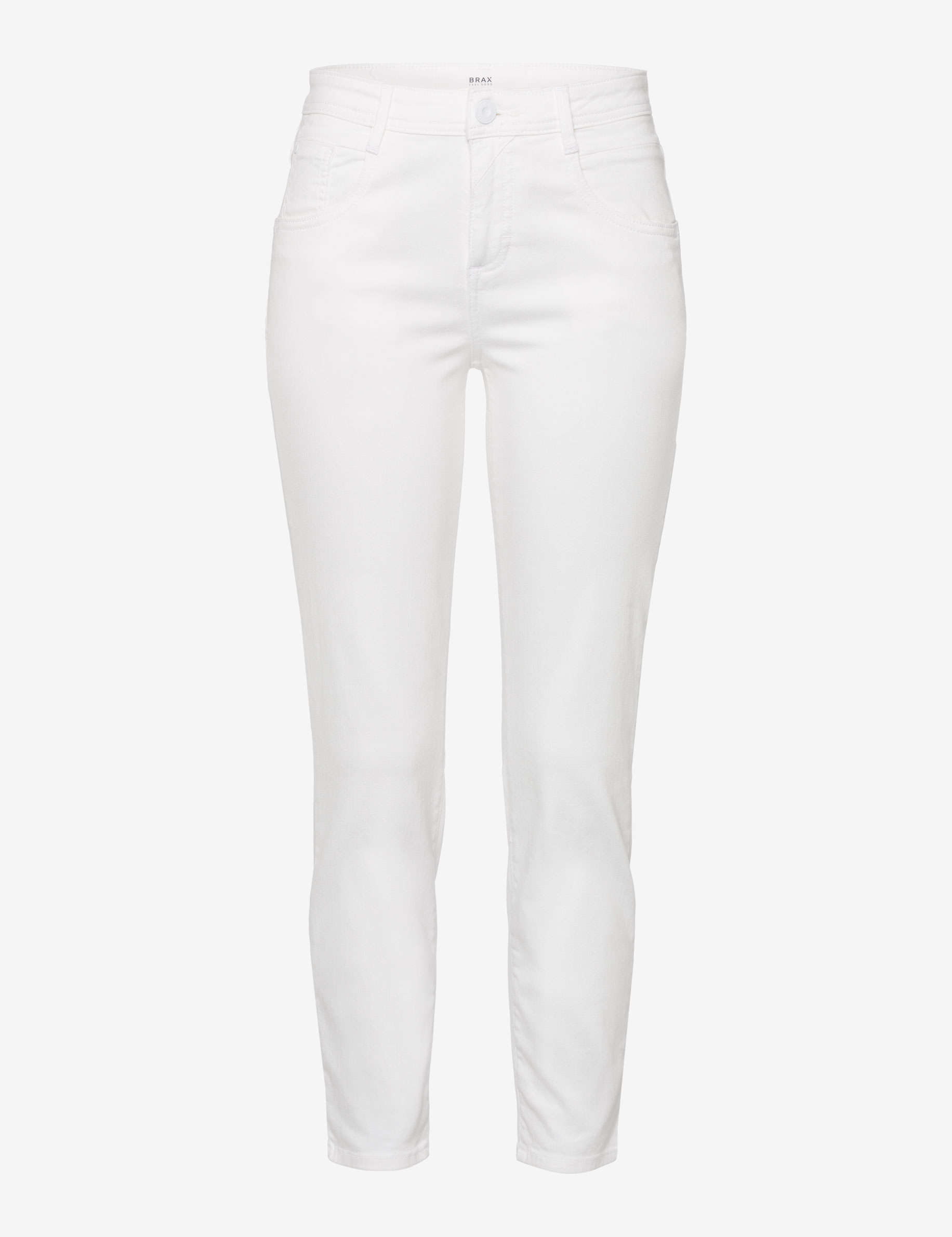 Women Style SHAKIRA S WHITE Slim Fit Stand-alone front view