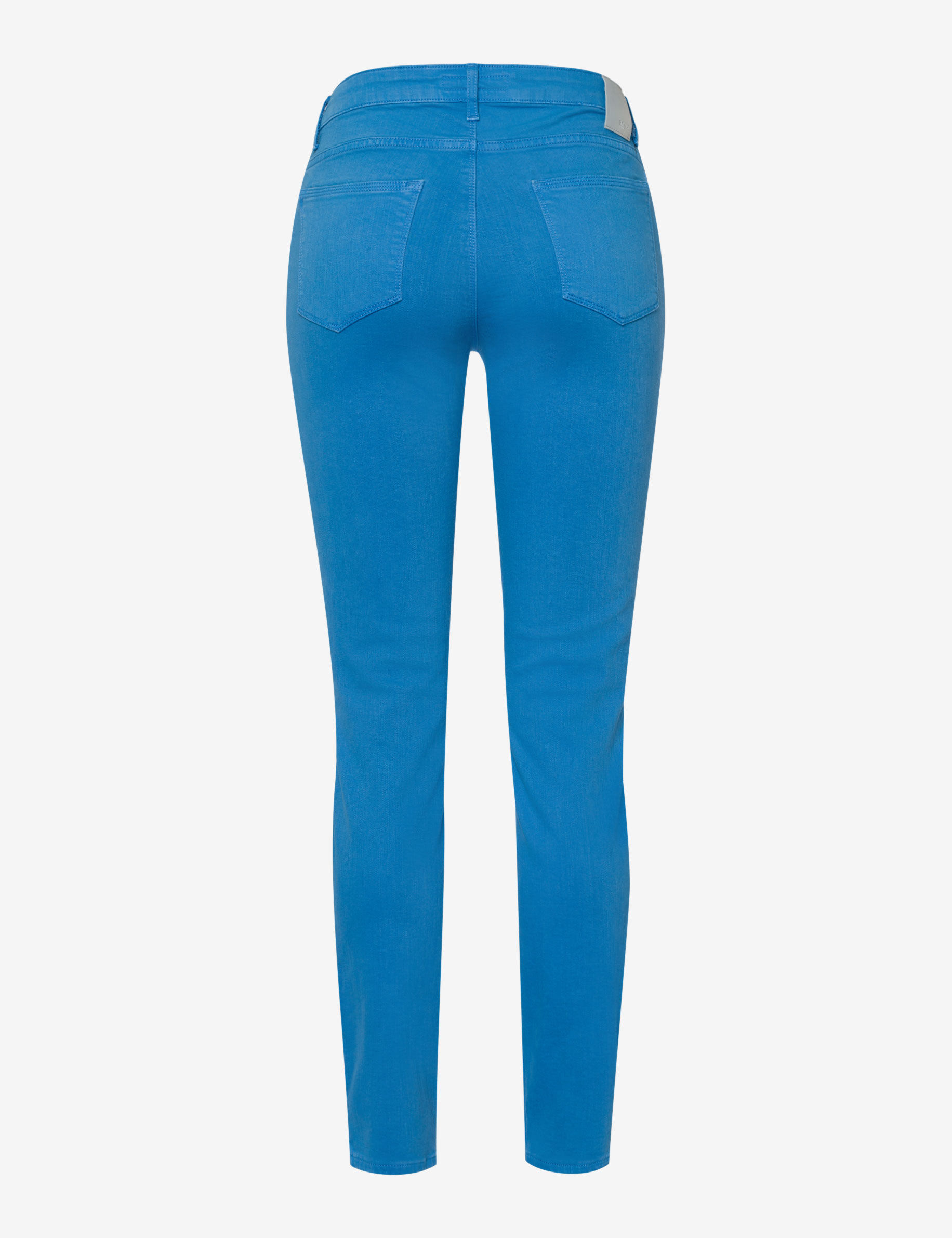 Women Style SHAKIRA POWDER BLUE Slim Fit Stand-alone rear view