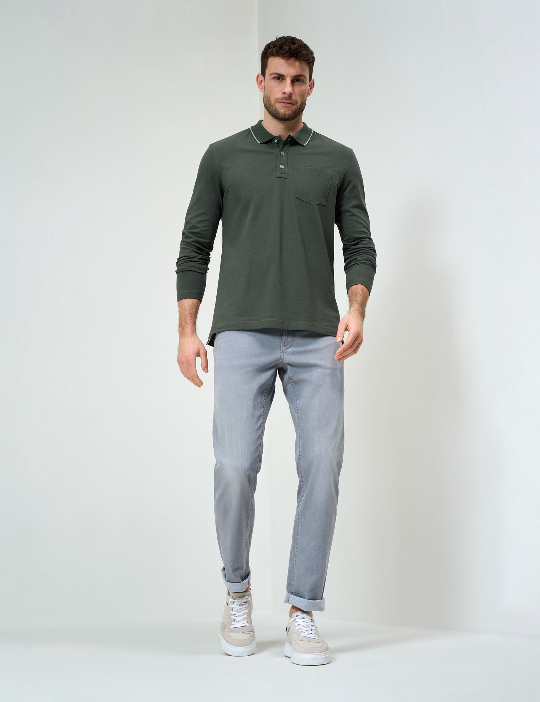 Men Style COOPER GREY USED Regular Fit Model Outfit