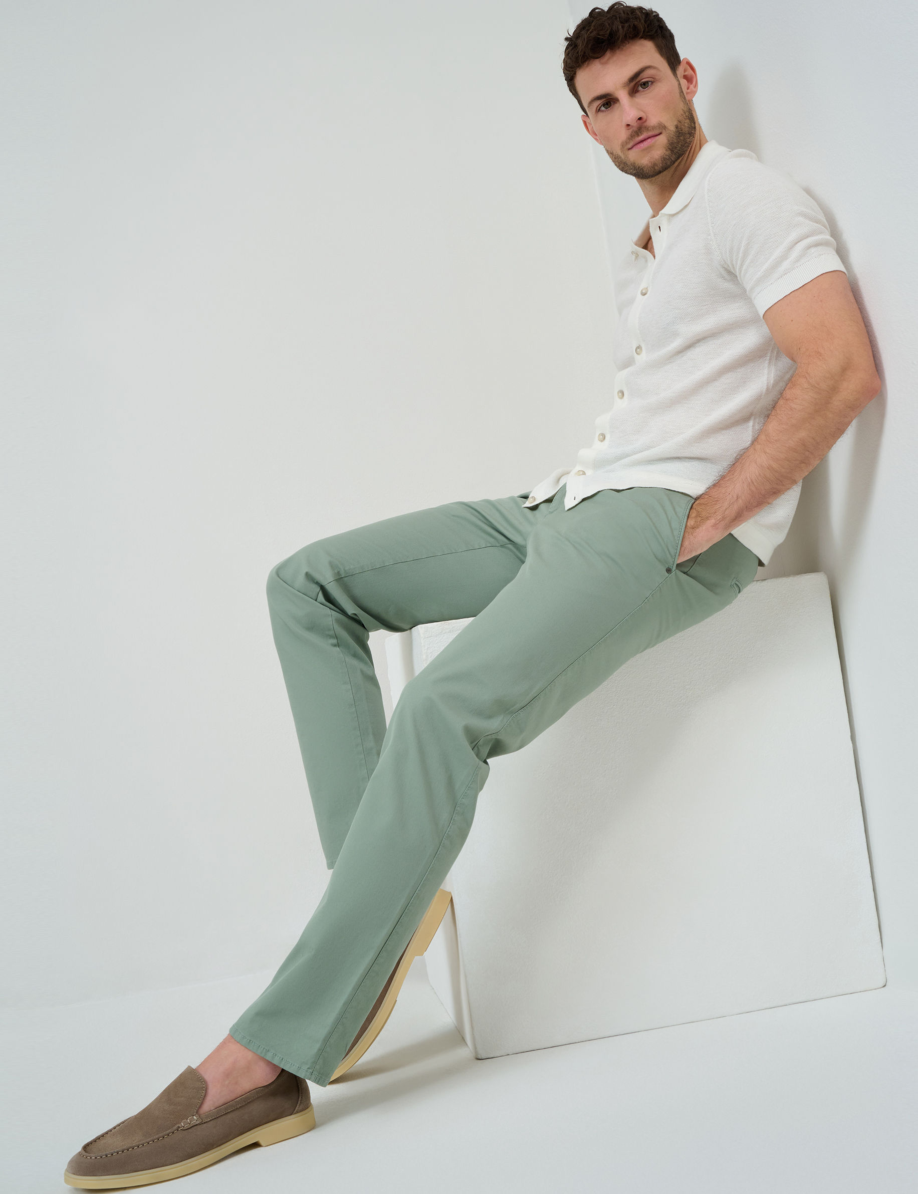 Men Style FABIO IN MINT Modern Fit Detail 1