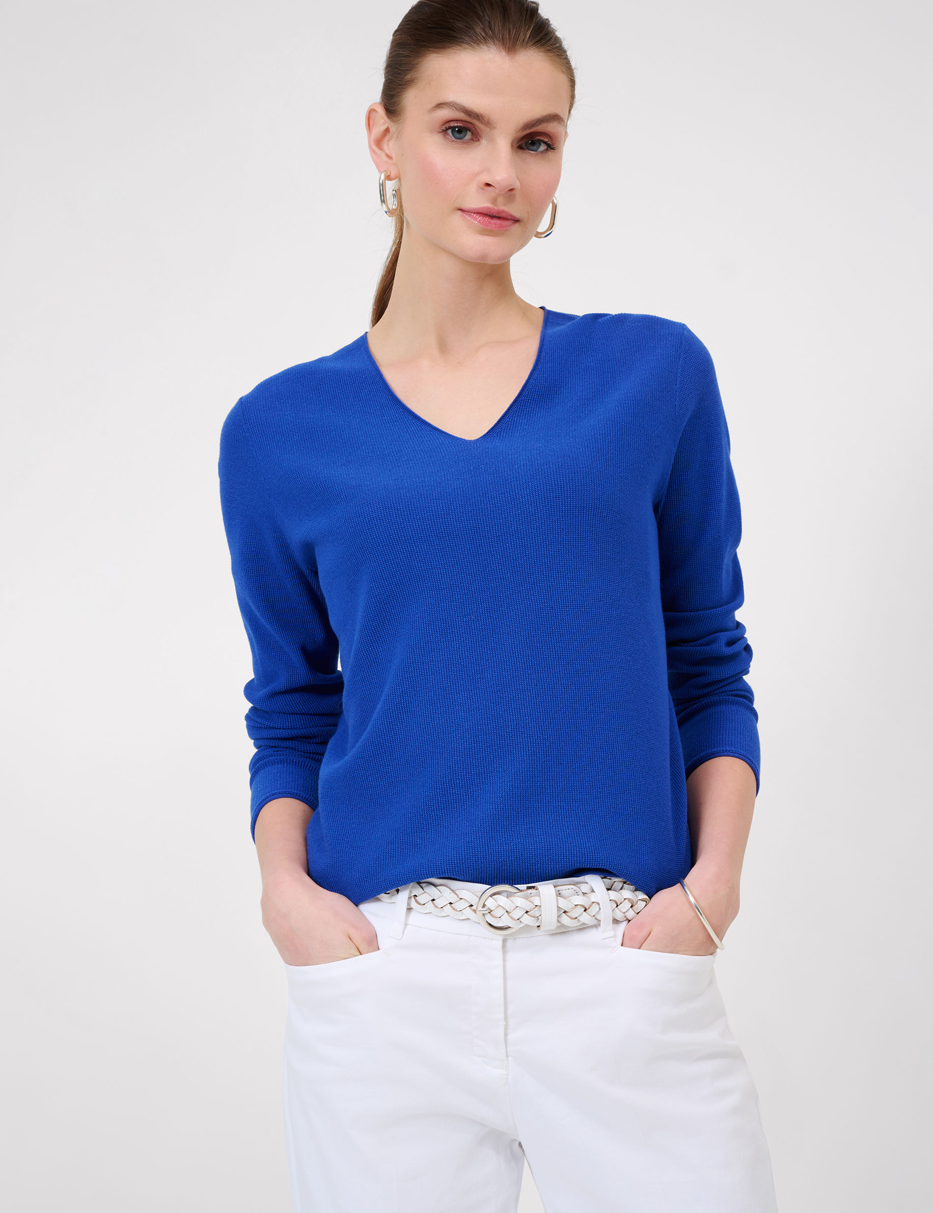 Women Style LESLEY inked blue  Model Front