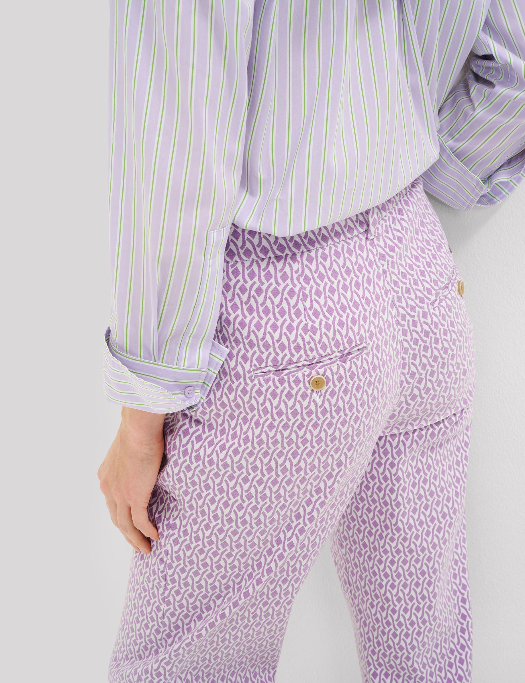 Women Style MAINE PURPLE Wide Leg Detail 2