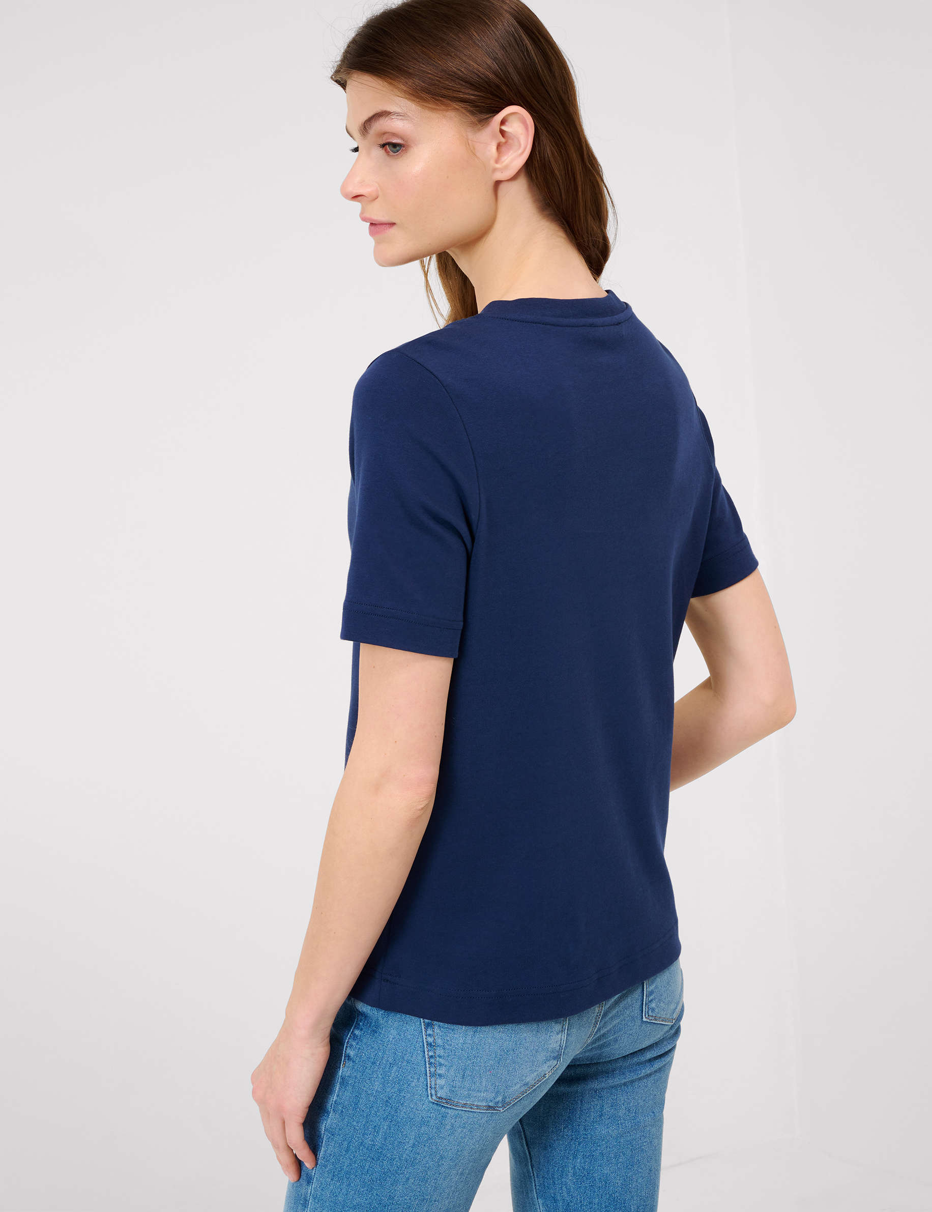 Women Style CIRA indigo  Model back