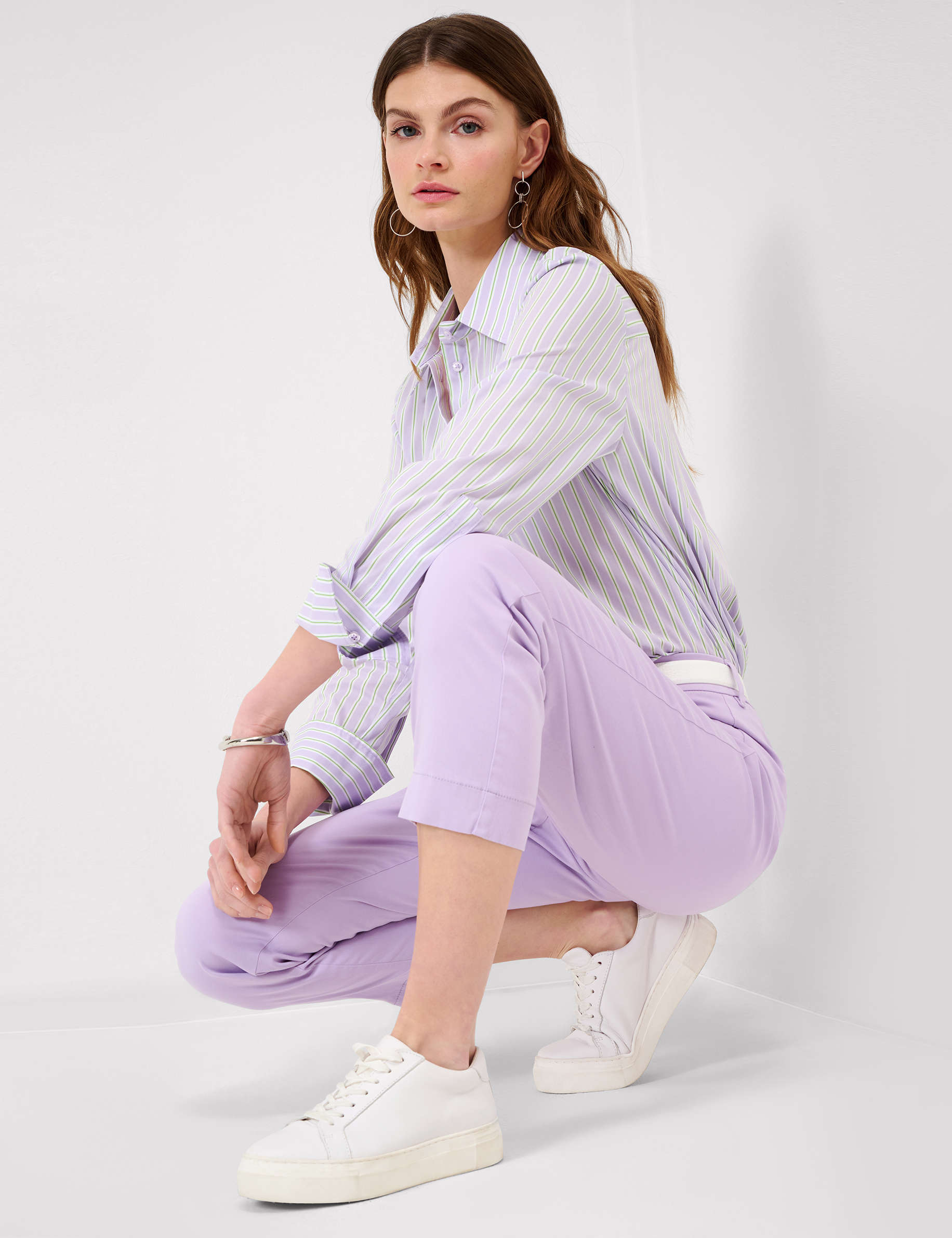 Women Style MARA S PALE LILAC Regular Fit Detail 1