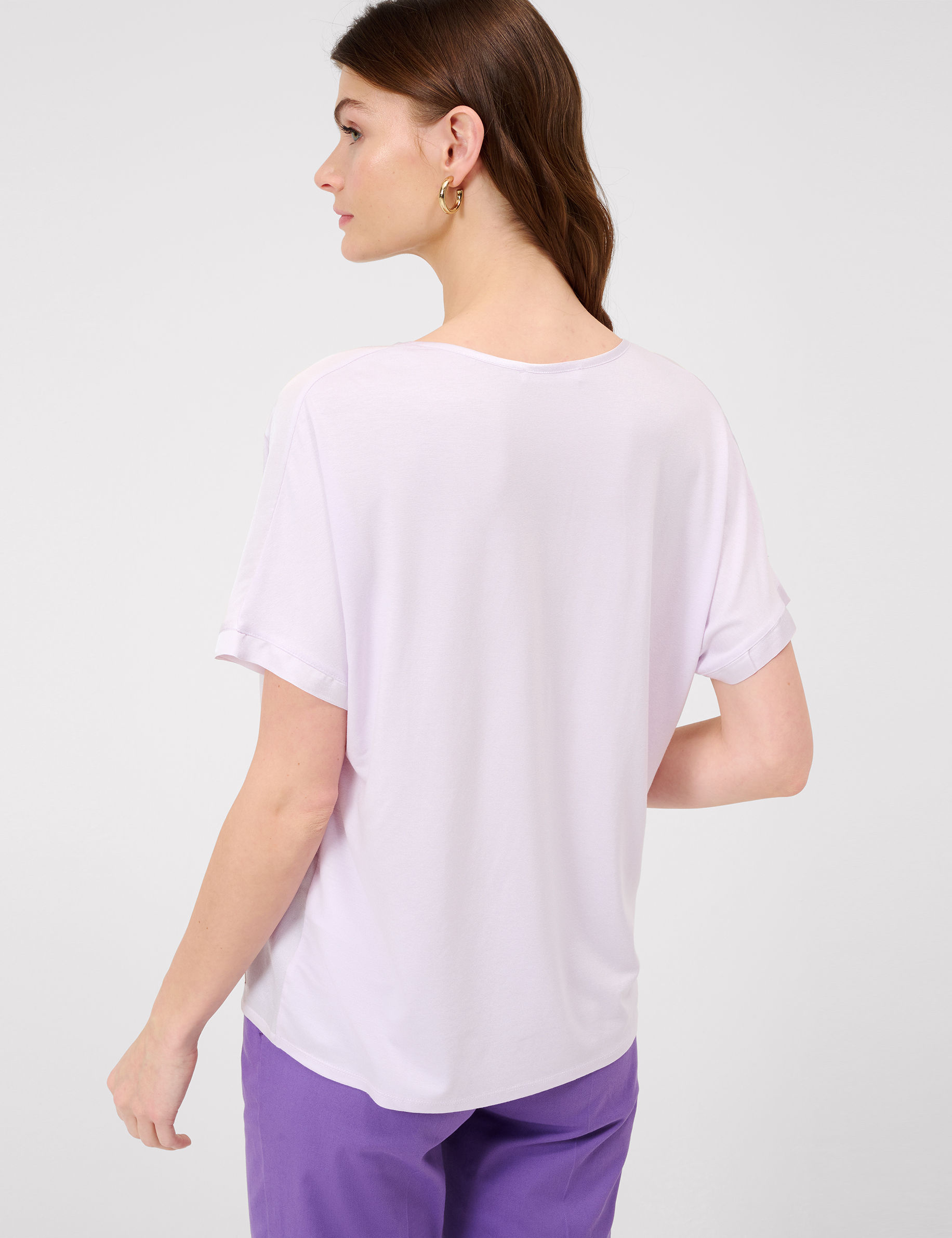 Women Style CAELEN soft purple  Model back