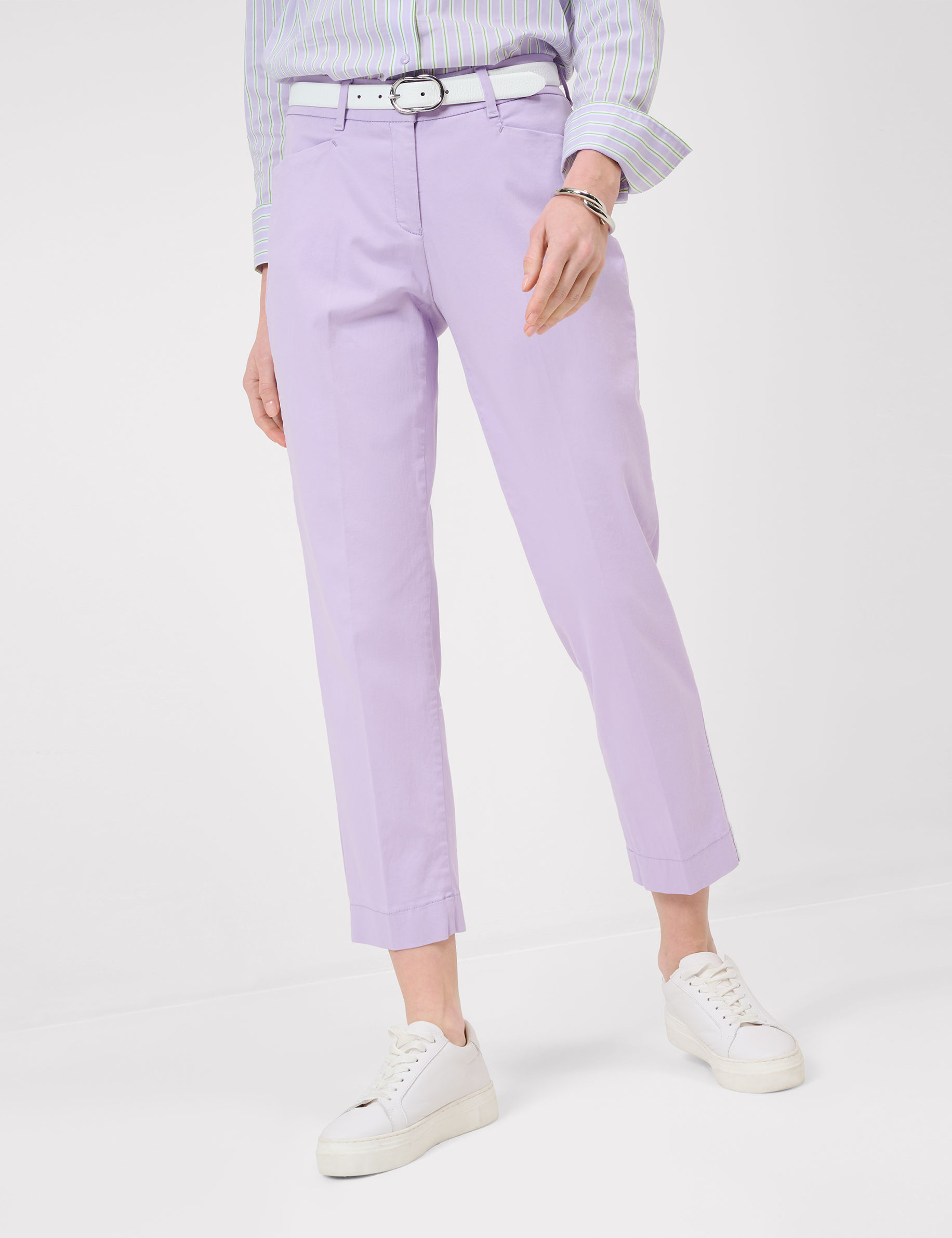 Women Style MARA S PALE LILAC Regular Fit Model Front