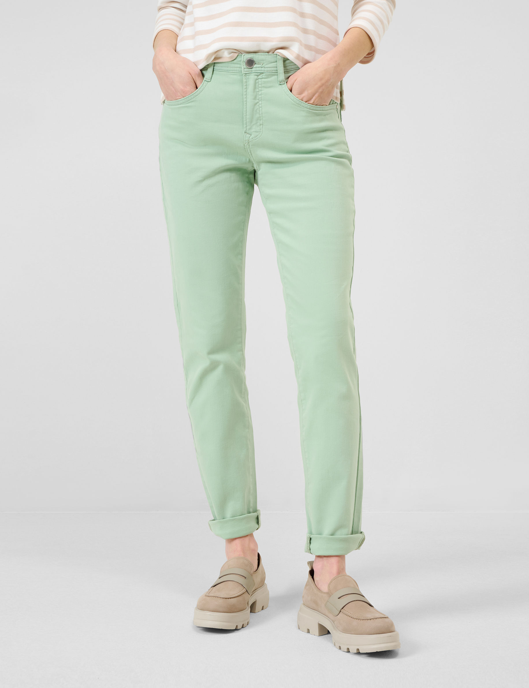 Women Style MARY MINT Regular Fit Model Front