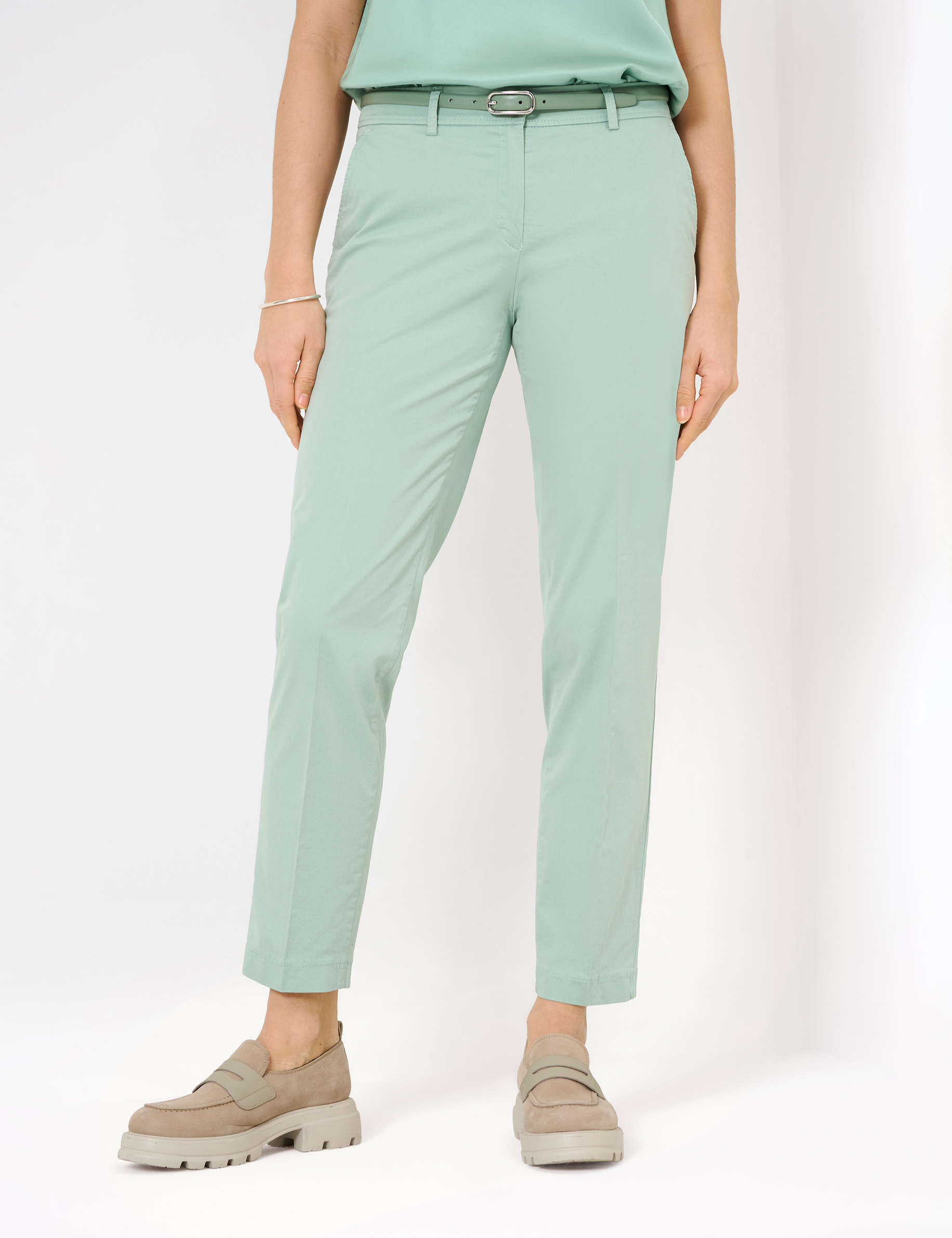 Women Style MARON S MINT Regular Fit Model Front