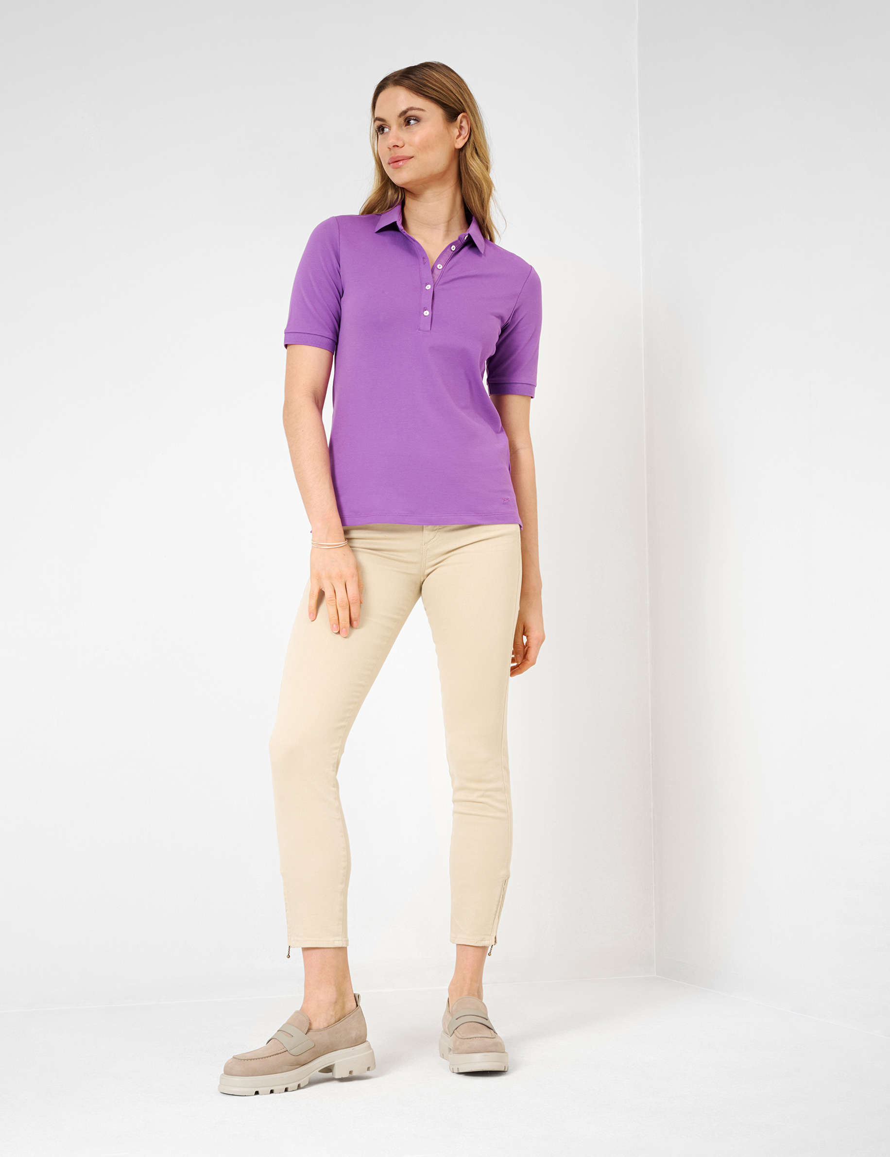 Women Style CLEO purple  Model Outfit