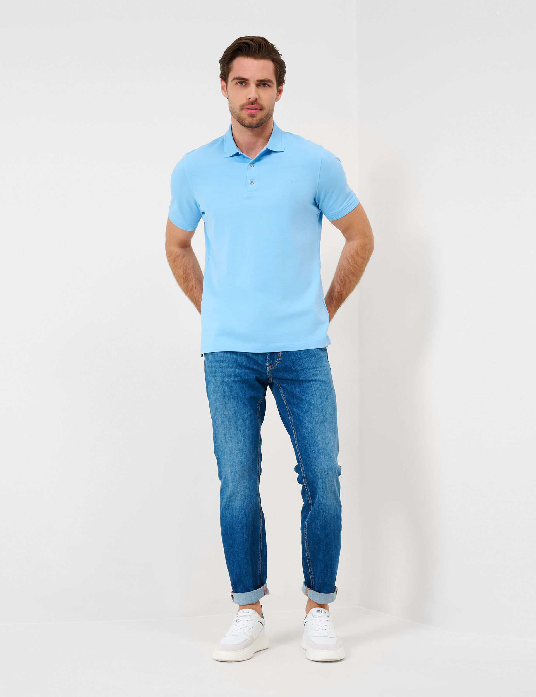 Men Style PETE U smooth blue  Model Outfit
