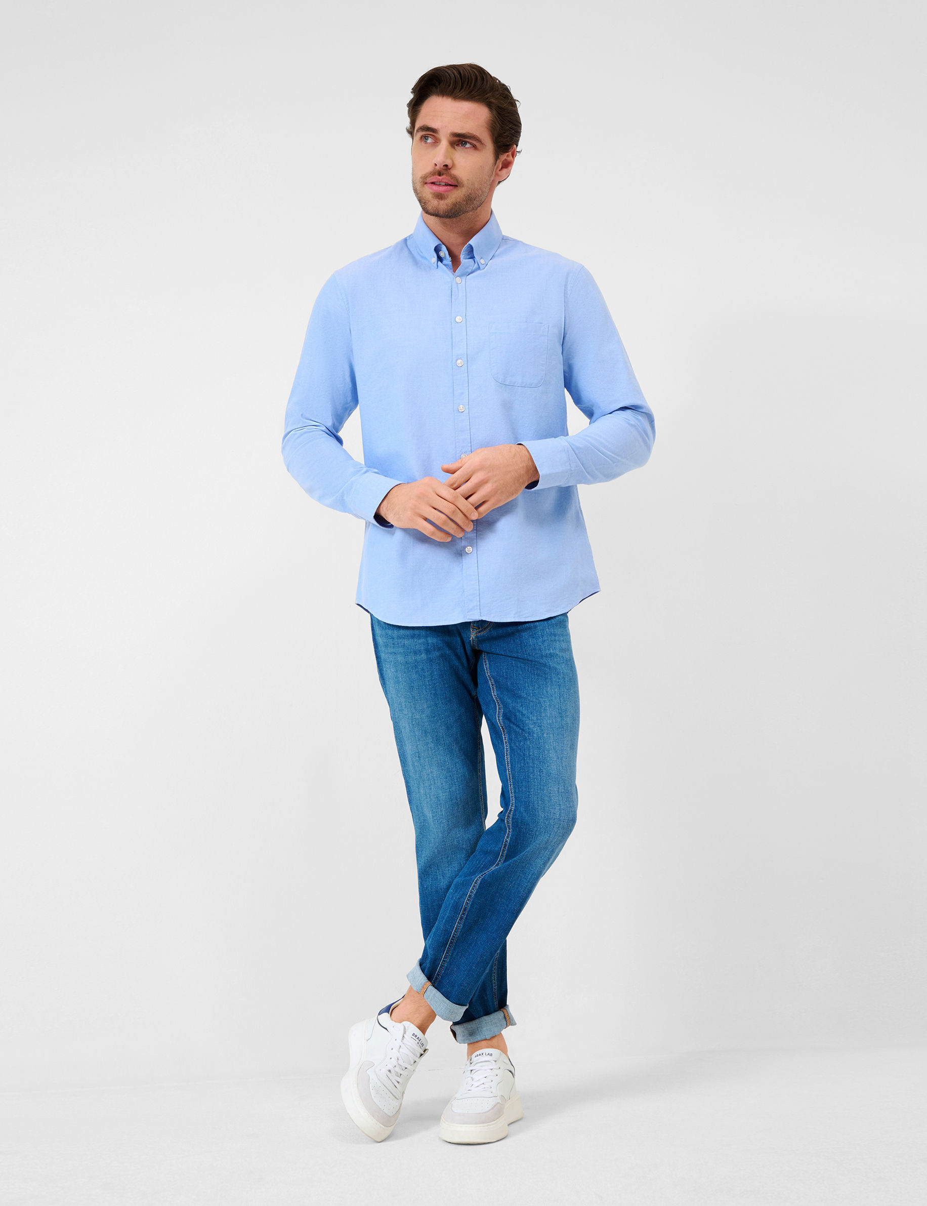Men Style DANIEL SMOOTH BLUE  Model Outfit