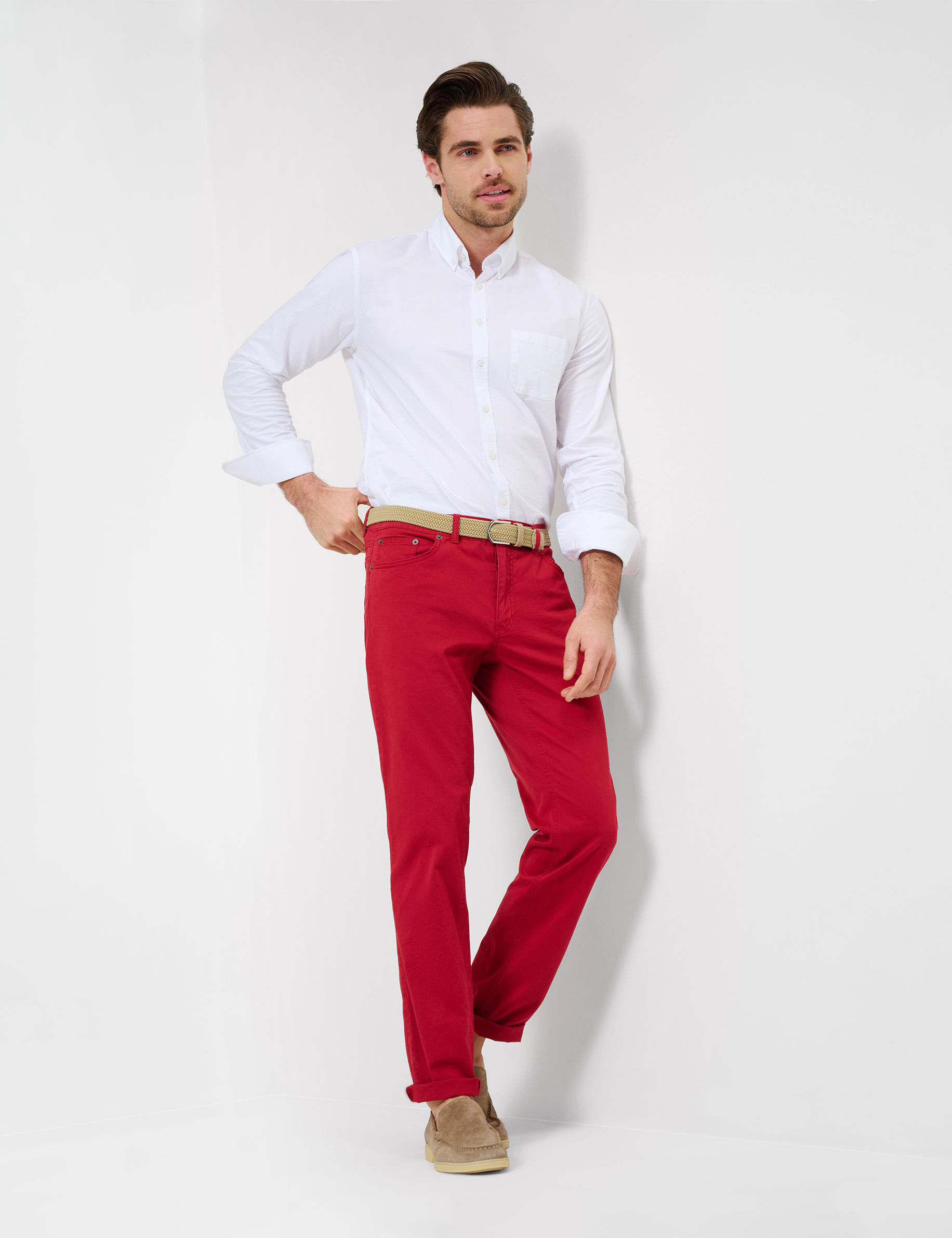 Men Style COOPER RED Regular Fit Model back