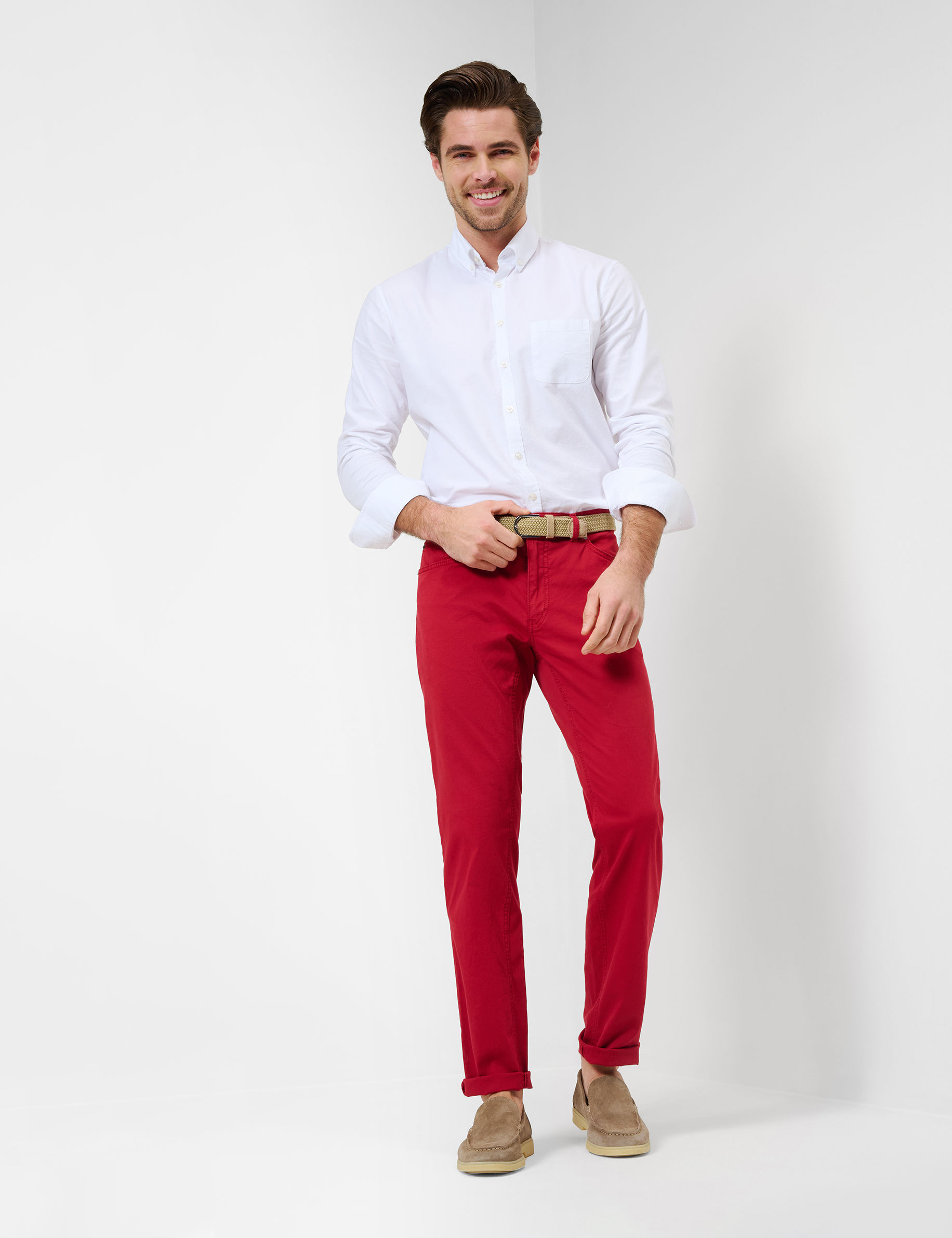 Men Style COOPER RED Regular Fit Model Outfit