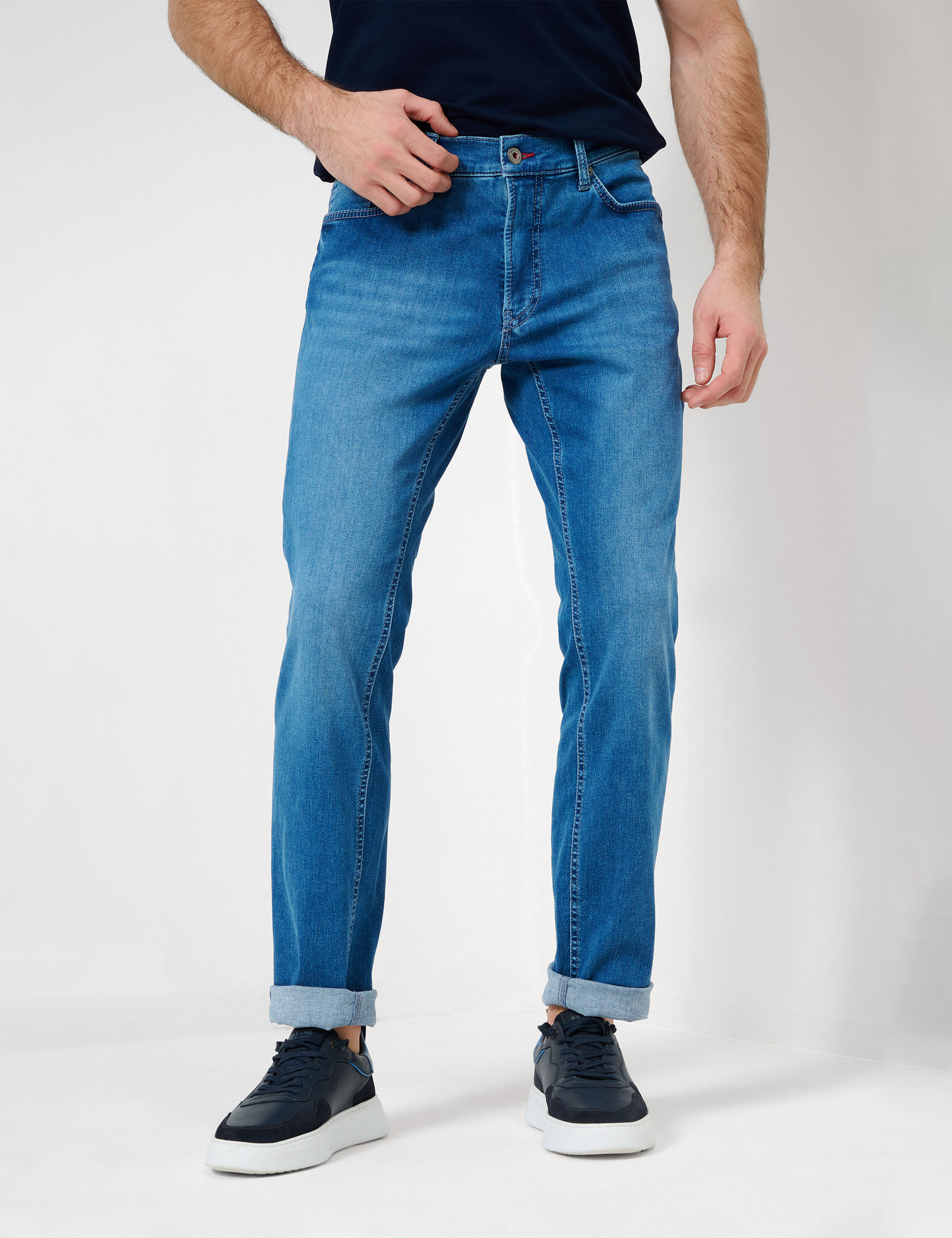 Men Style CHUCK STEEL BLUE USED Modern Fit Model Front
