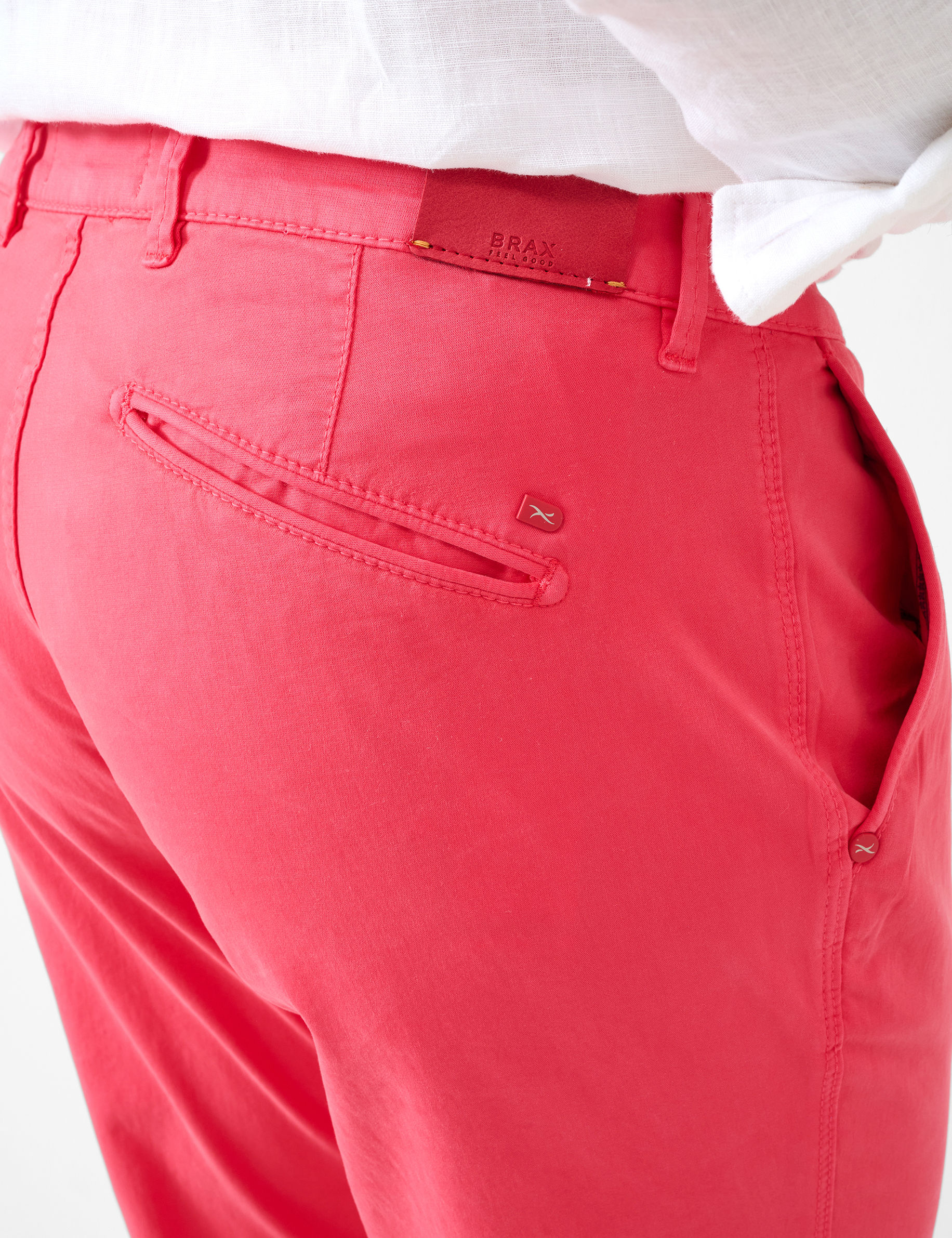 Men Style SILVIO INDIAN RED Slim Fit Detail 2