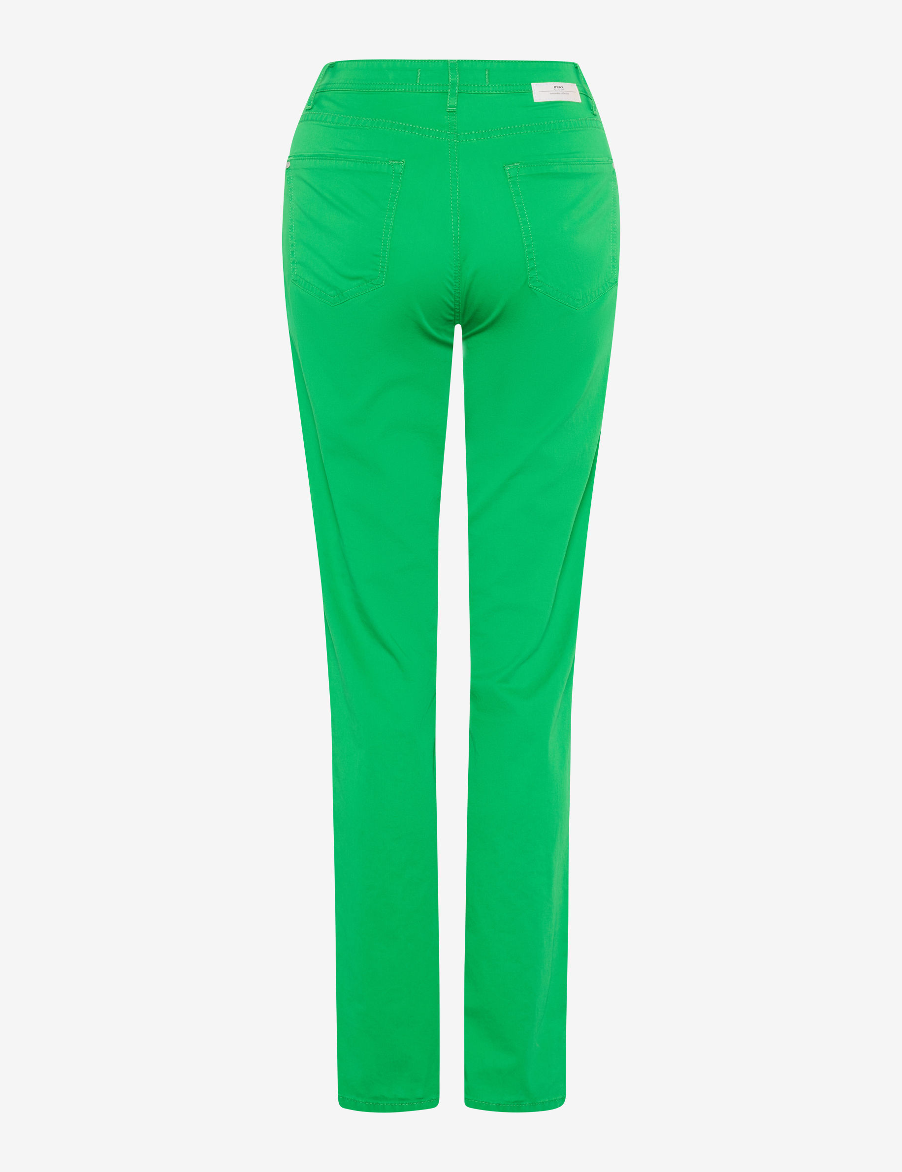 Women Style CAROLA APPLE GREEN Feminine Fit Stand-alone rear view