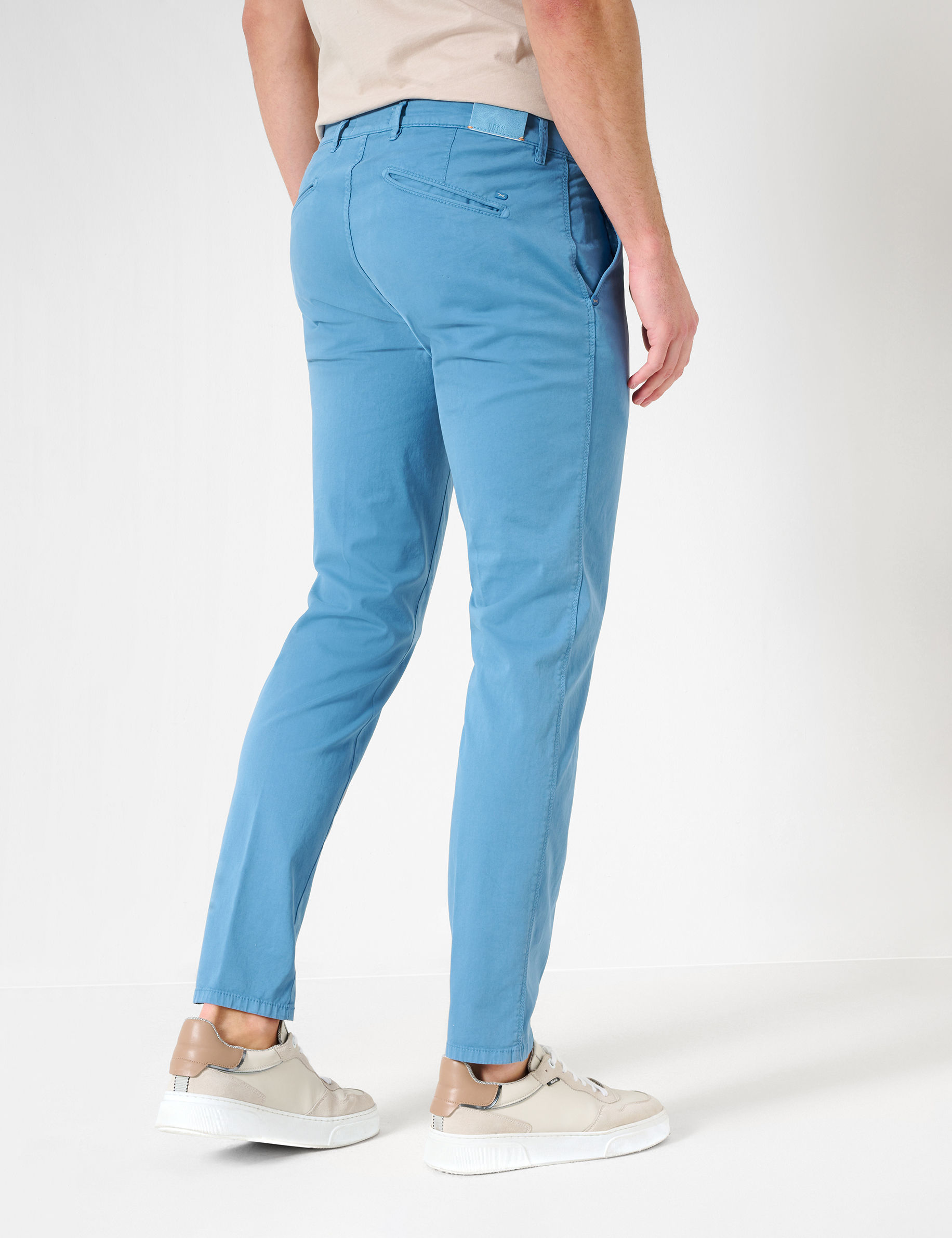 Men Style SILVIO DUSTY BLUE Slim Fit Model back