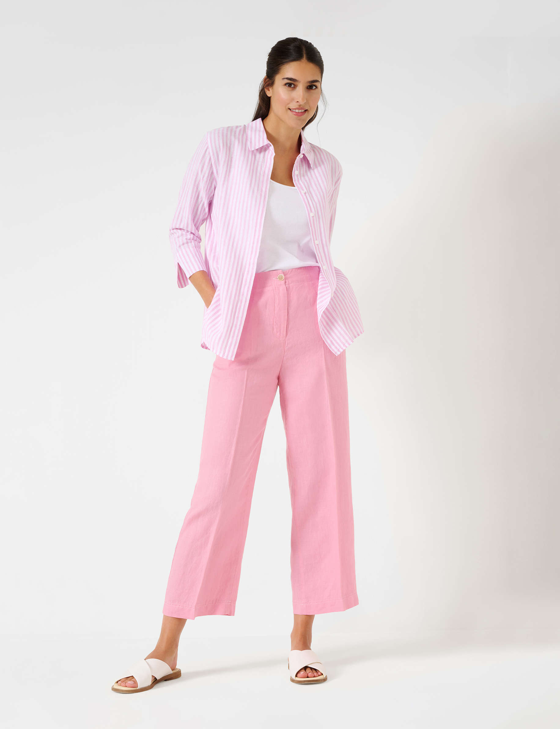 Women Style MAINE S ROSA Wide Leg Model Outfit