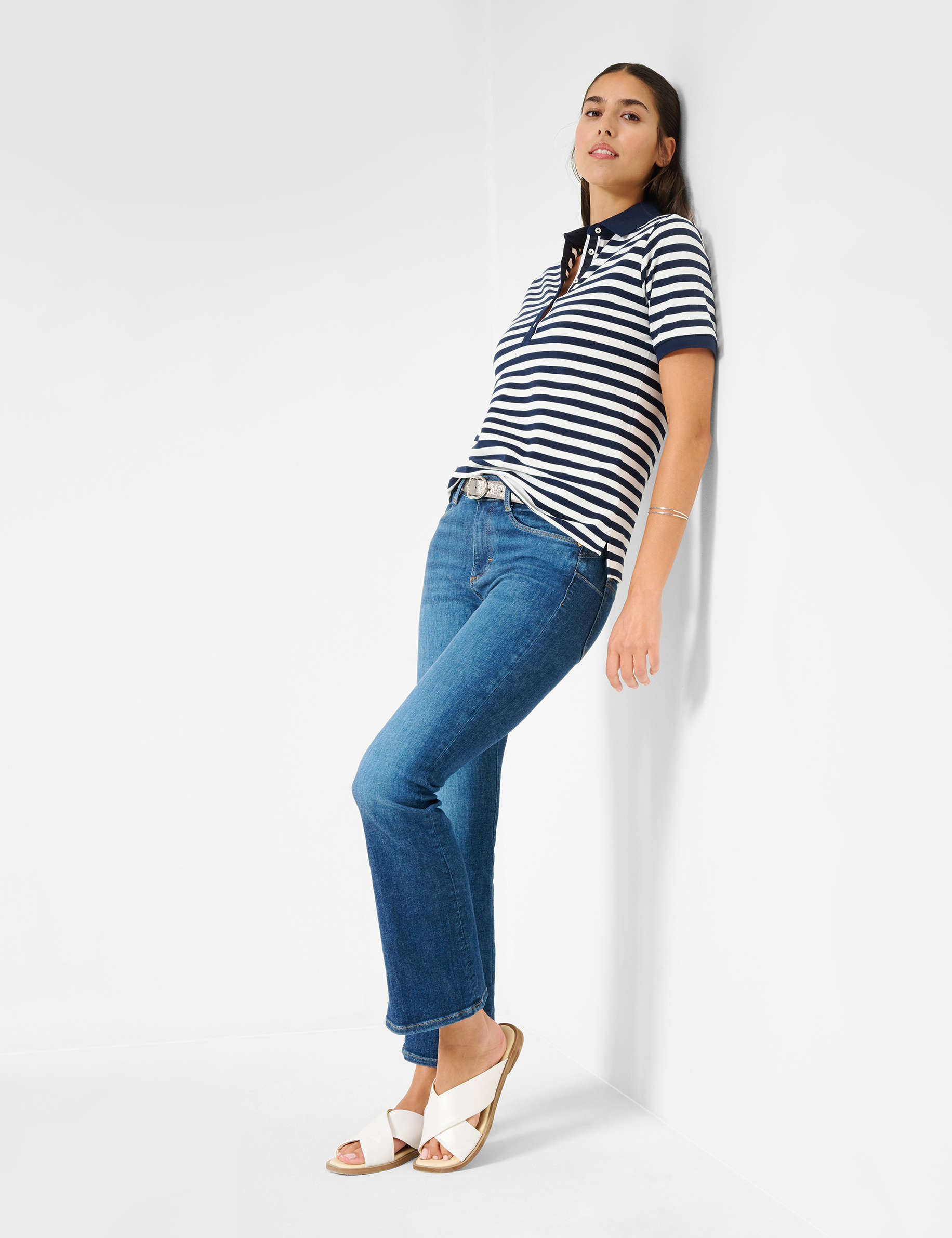 Women Style CLEO indigo  Model Outfit