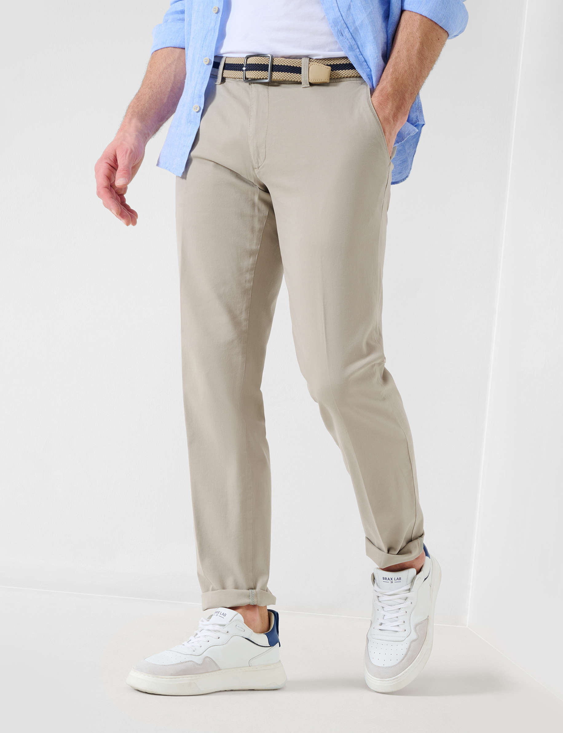 Men Style JÖRN BEIGE Regular Fit Model Front