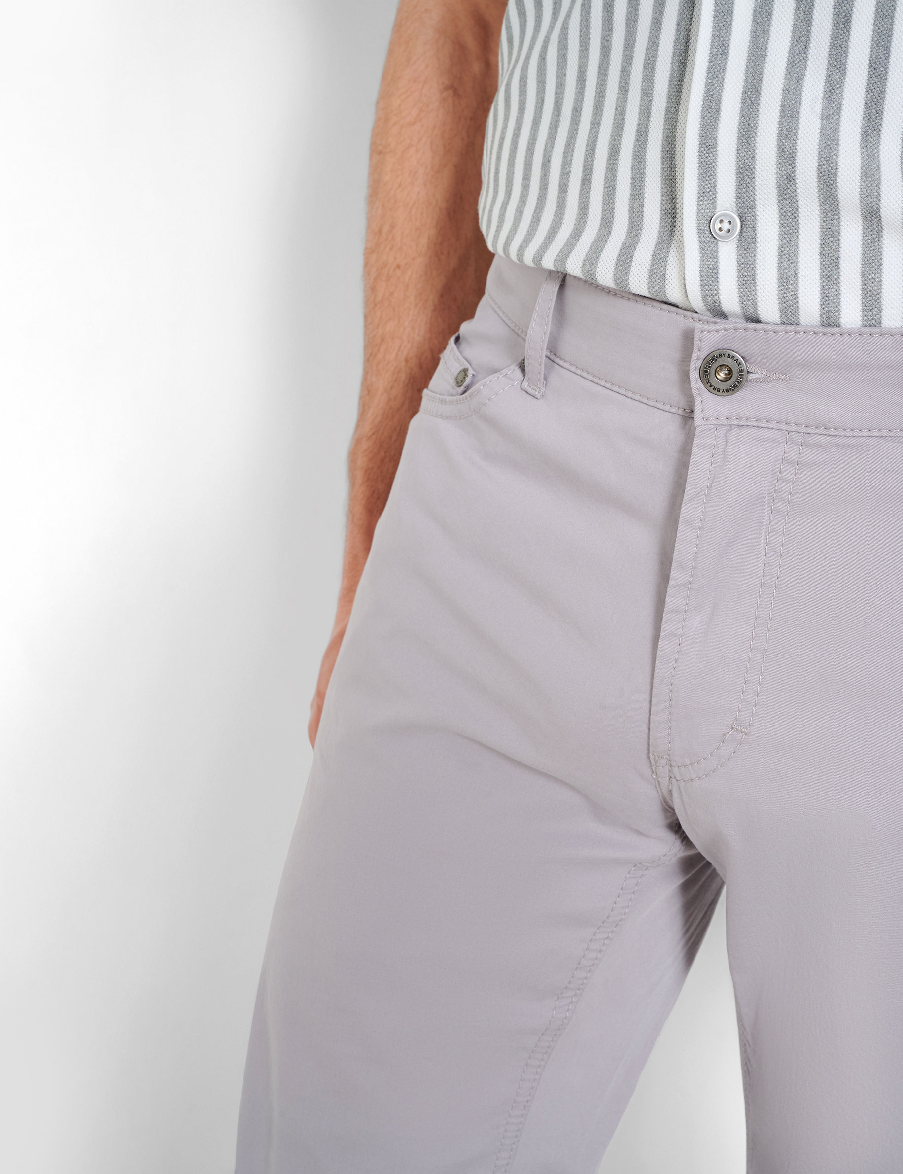 Men Style CARLOS GREY Regular Fit Detail 2