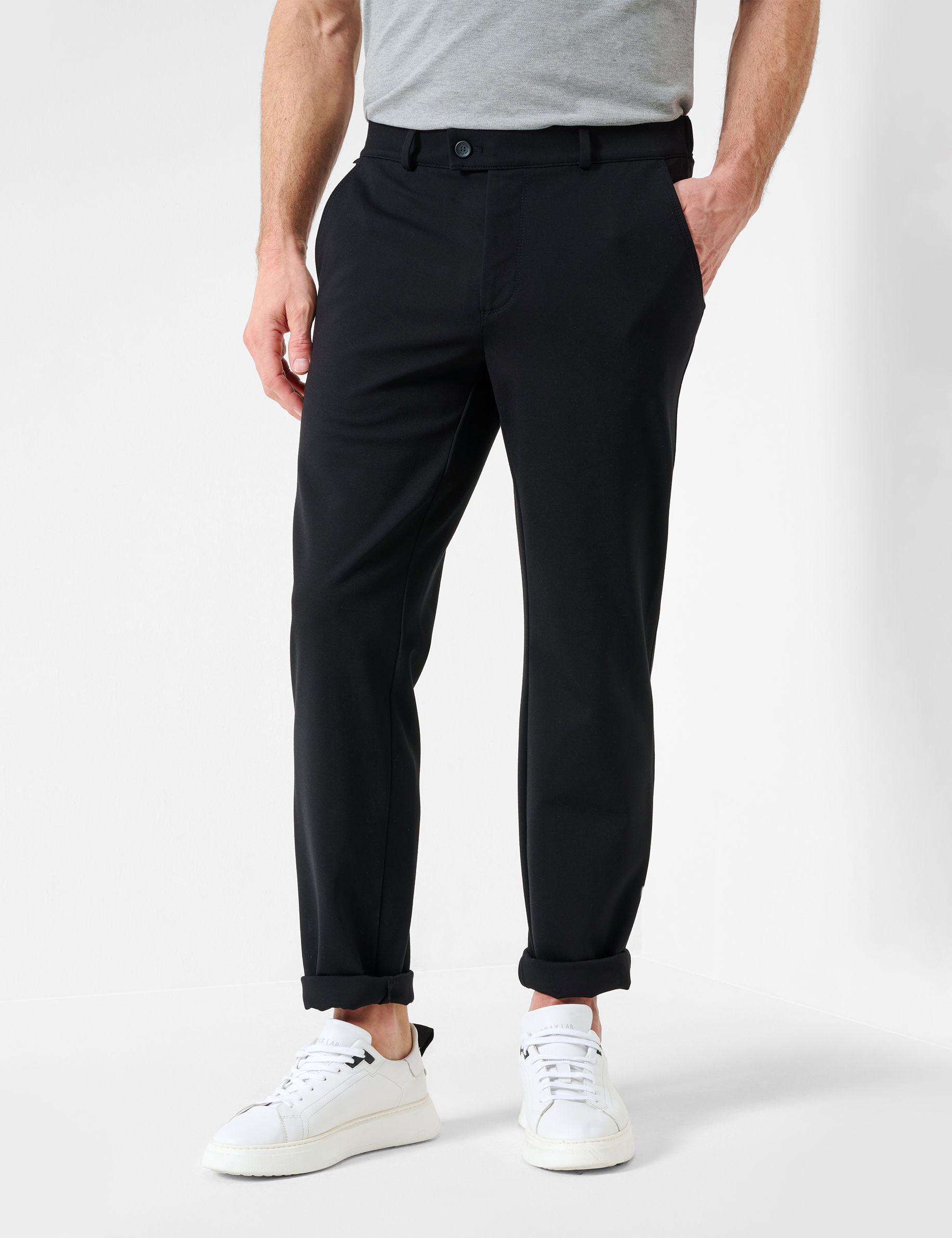 Men Style THILO Black Regular Fit Model Front